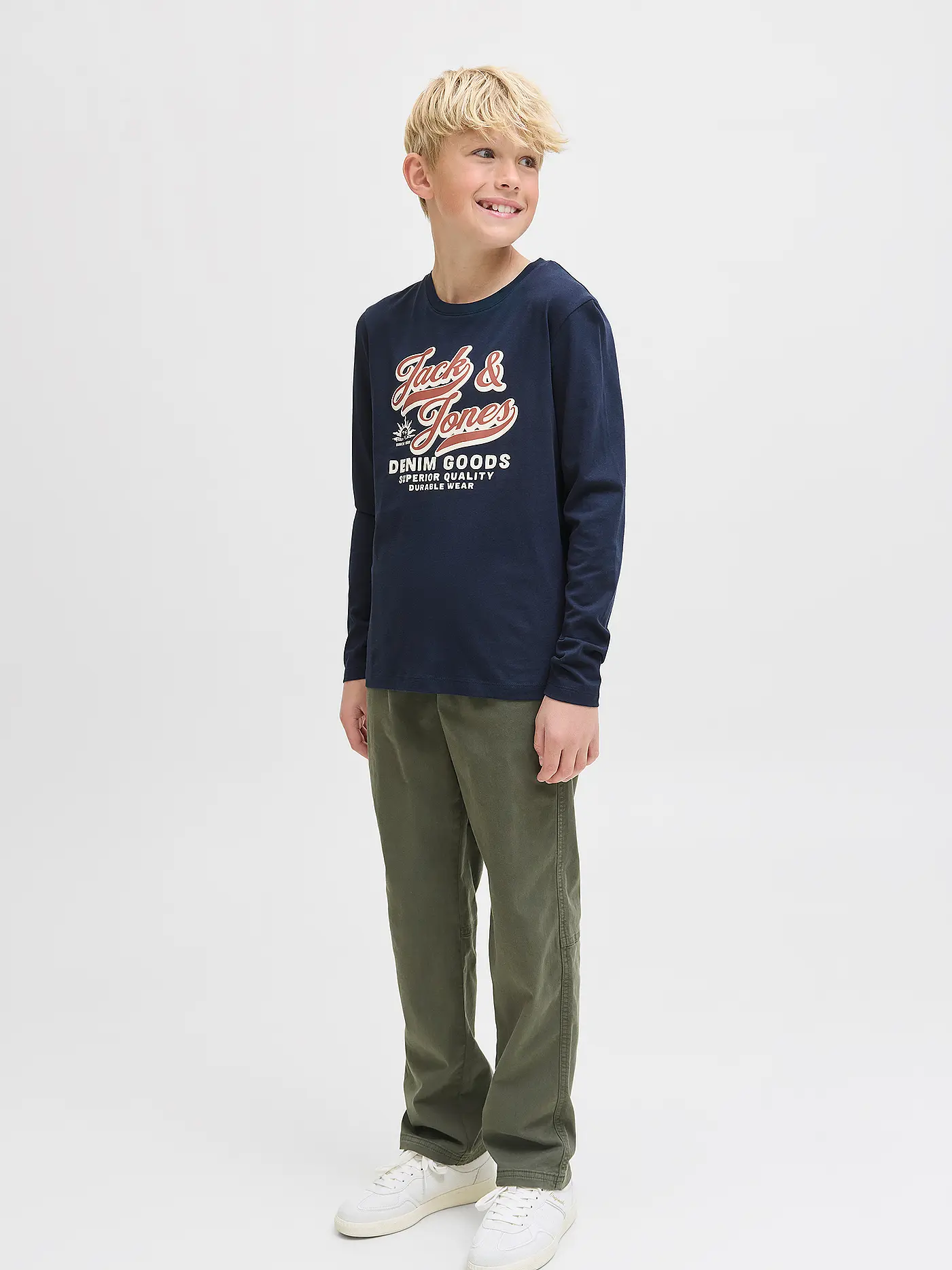 JACK & JONES | Jungen Langarmshirt JJELOGO | dunkelblau